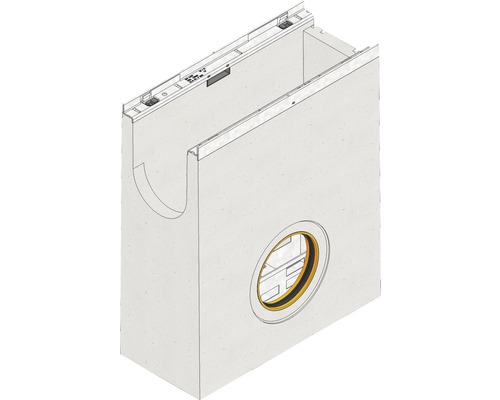 Hauraton Faserfix KS 150 inlaatbox van vezelversterkt beton met emmer 500 mm x 210 mm x 600 mm