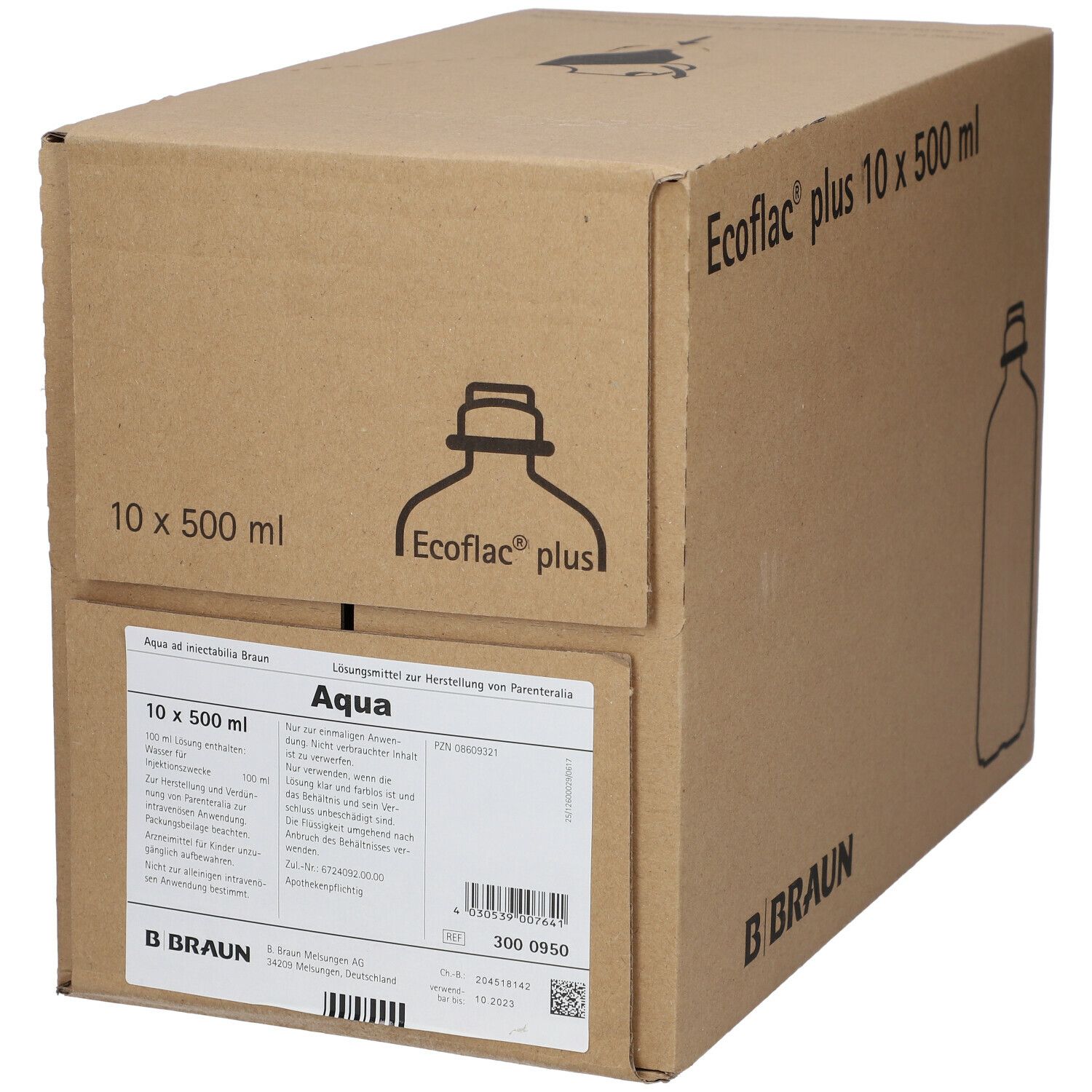 Aqua ad iniectabilia Braun Ecoflac® plus