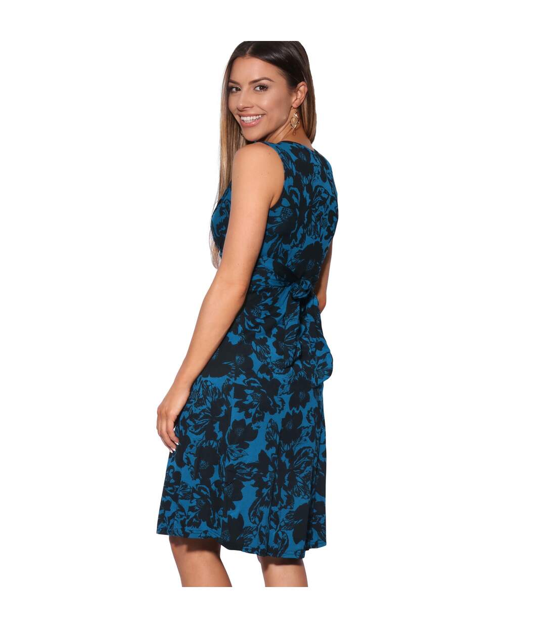 Krisp - Robe - Femme (Bleu sarcelle) - UTKP122