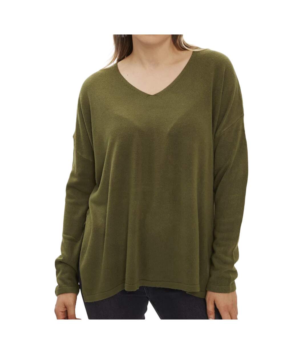 Pull Kaki Femme Only Victoria
