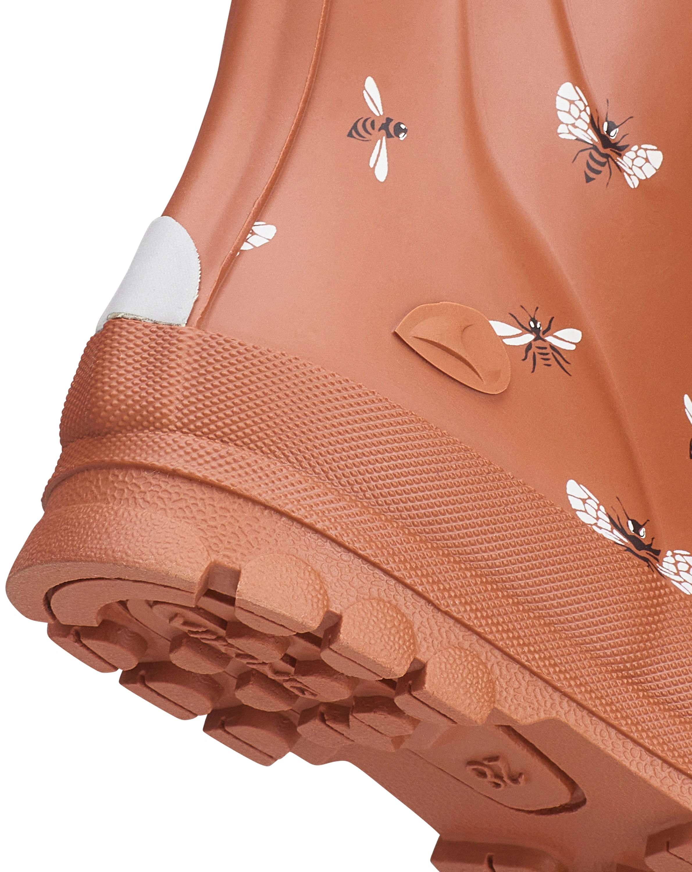 Gummistiefel JOLLY BEE in cognac/white
