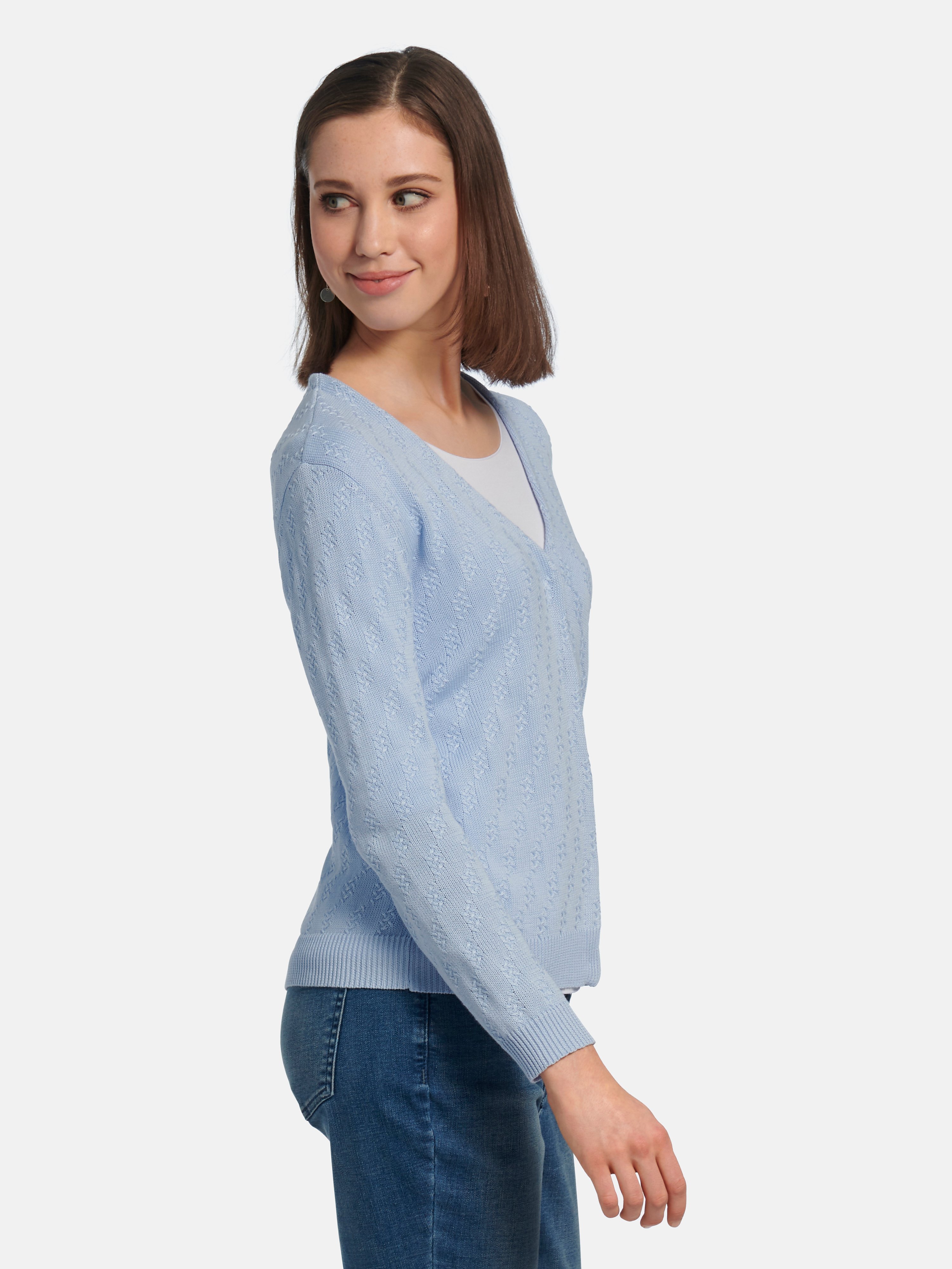 Strickjacke aus 100% SUPIMA®-Baumwolle