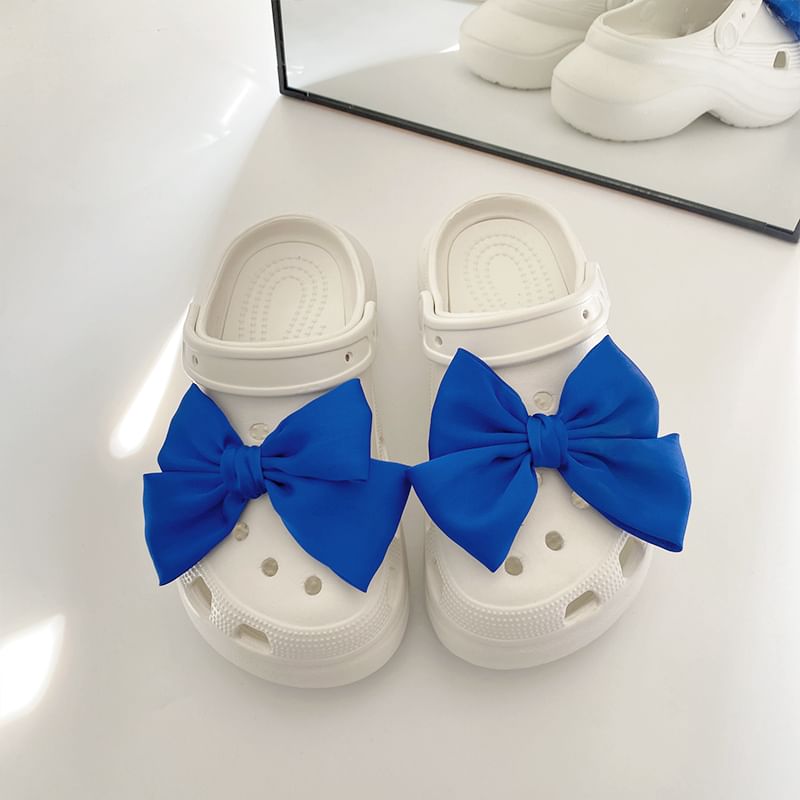 Worthbuy - Bow Clog Shoe Charm
