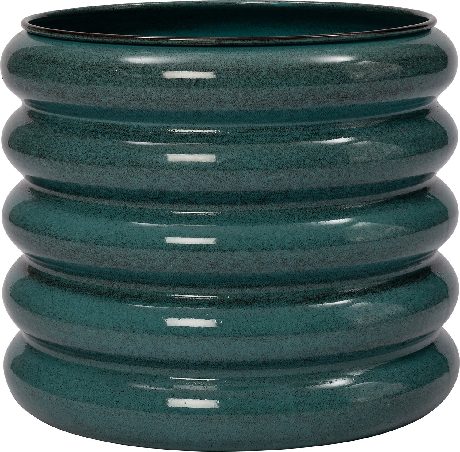 Intratuin bloempot Ringen groen D 37 H 31 cm