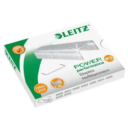 Leitz Heftklammern 26/6, 1000 Stück