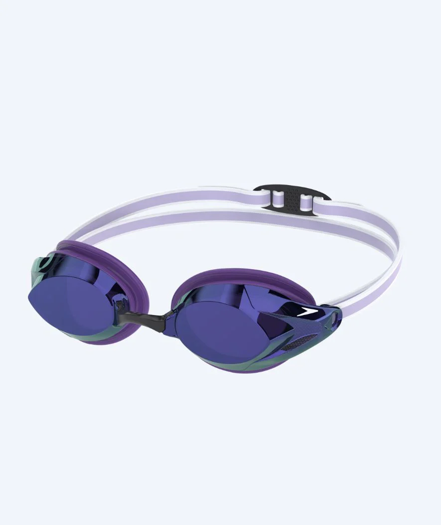 Speedo Elite svømmebriller til damer - Vanquisher 3.0 Mirrored - Lilla
