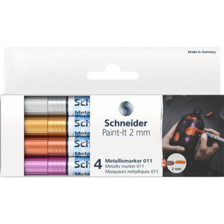 Schneider Paint-It 011 2 mm Set 1 Metallicmarker - 2 mm