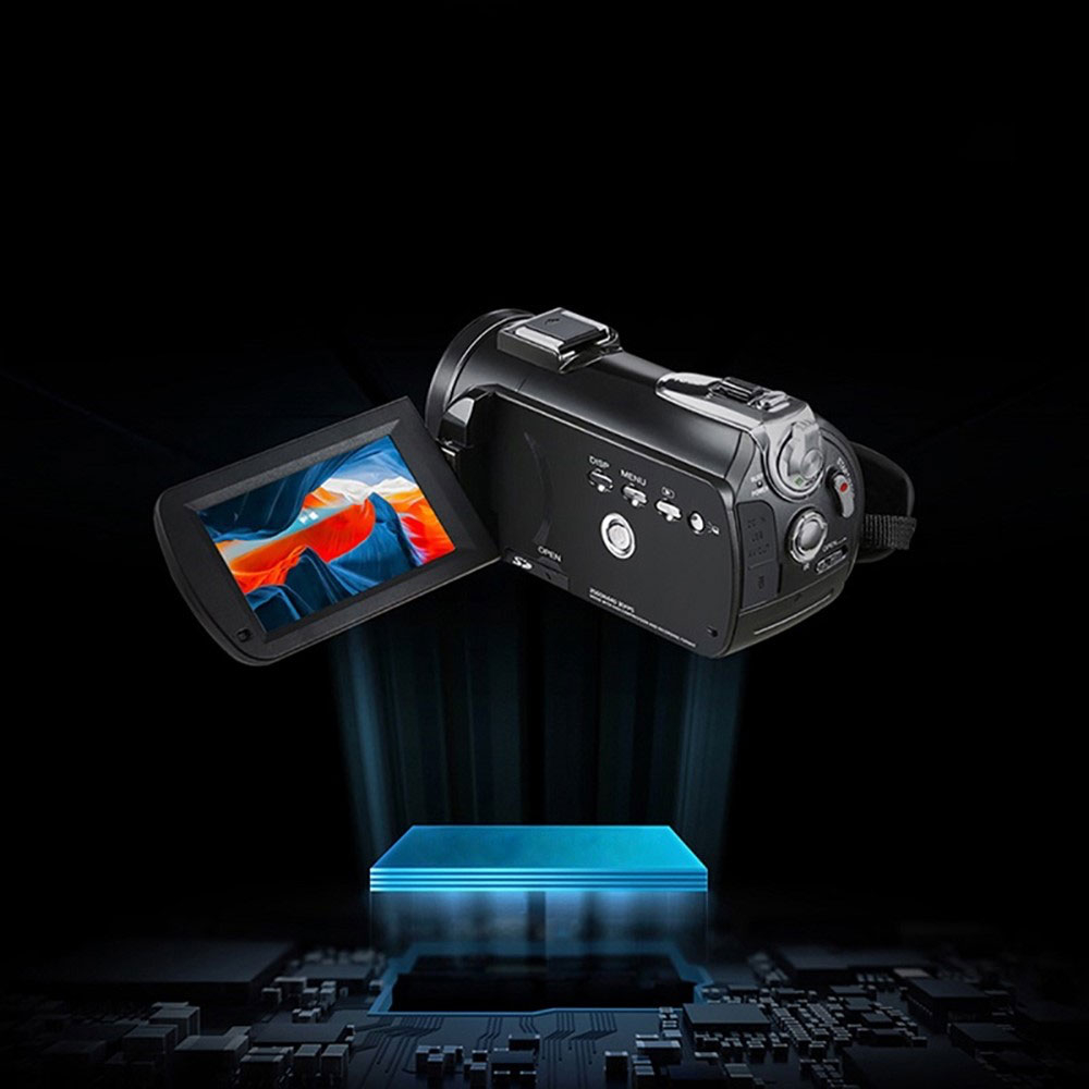 30MP UltraHD 4K Camcorder Videokamera   Mikrofon mit 3