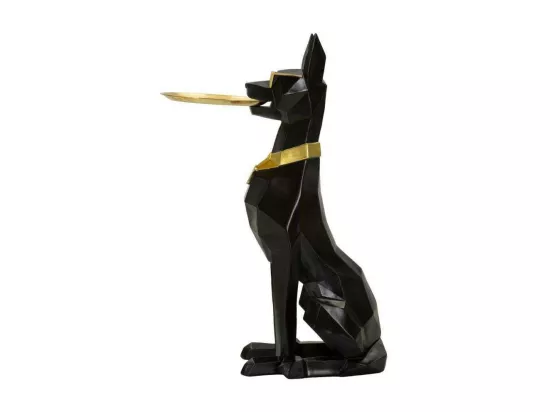 Chien en polyrésine Dog origami 30 x 64 x 91 cm