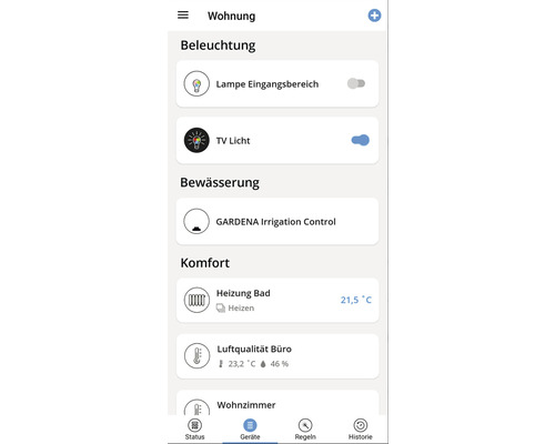 SMART HOME by hornbach Starterset Verwarming incl. Gateway en 2 Eurotronic Radiatorthermostaten