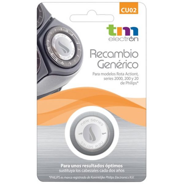 TM Electron Cabeça Lâmina p/ Philishave 1x HQ2