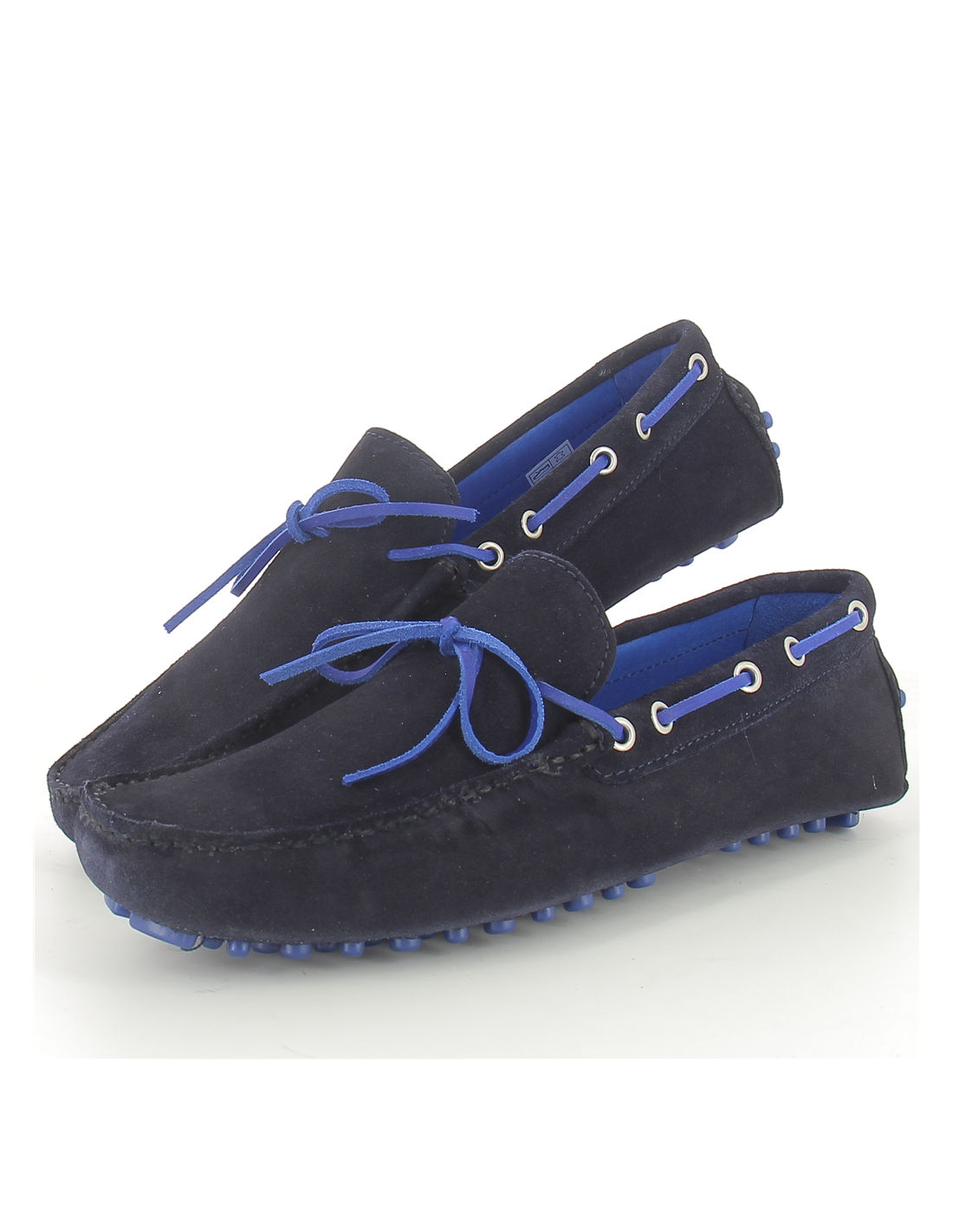 hylton Mocassin Homme 80876-04 Daim Bleu Marine