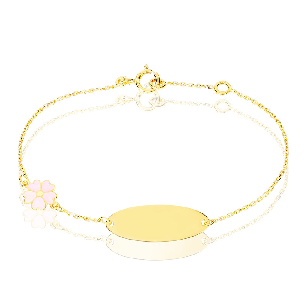 Bracelet Identité Gaspardine Maille Forçat Or Jaune