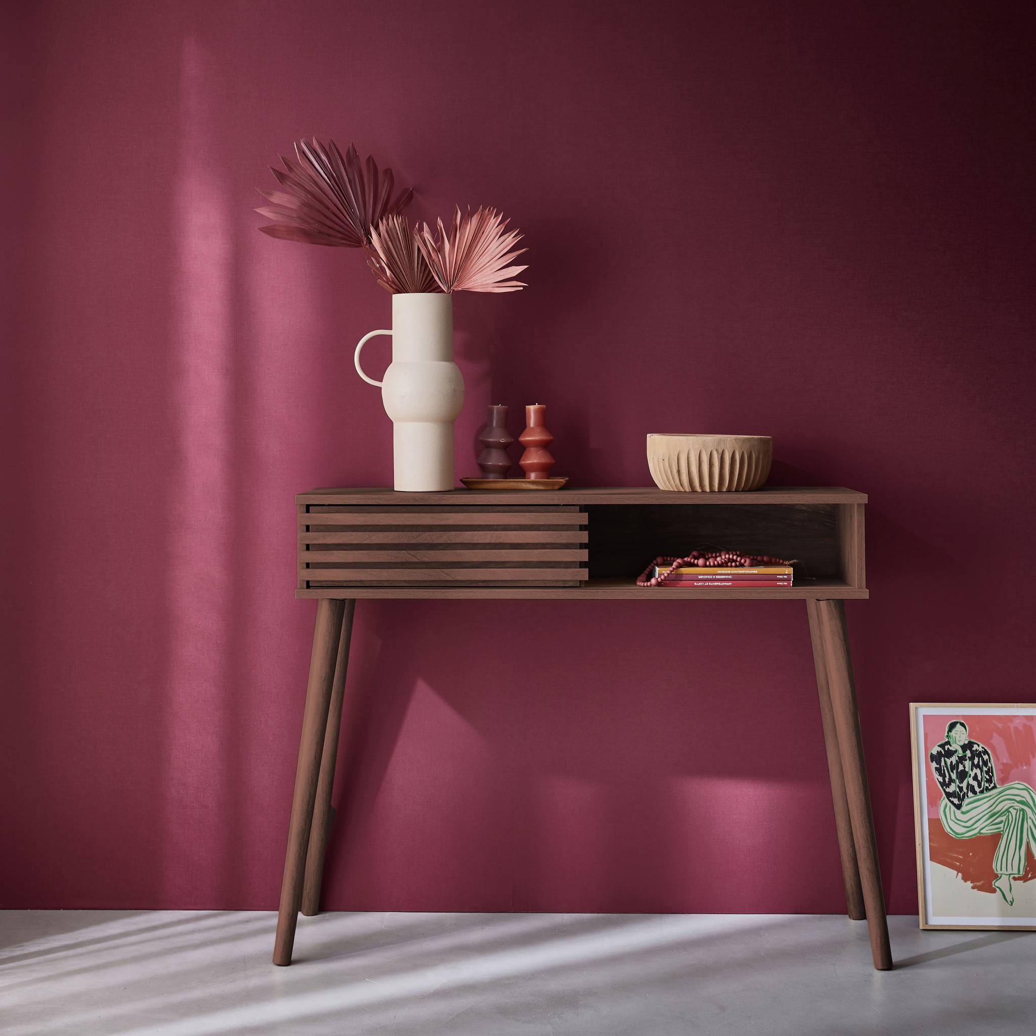 sweeek - Sidetable, B100 x D29 x H81cm