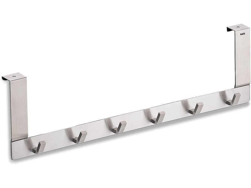 Kela Türgarderobe Colgar 6 Haken, Silber Türhaken