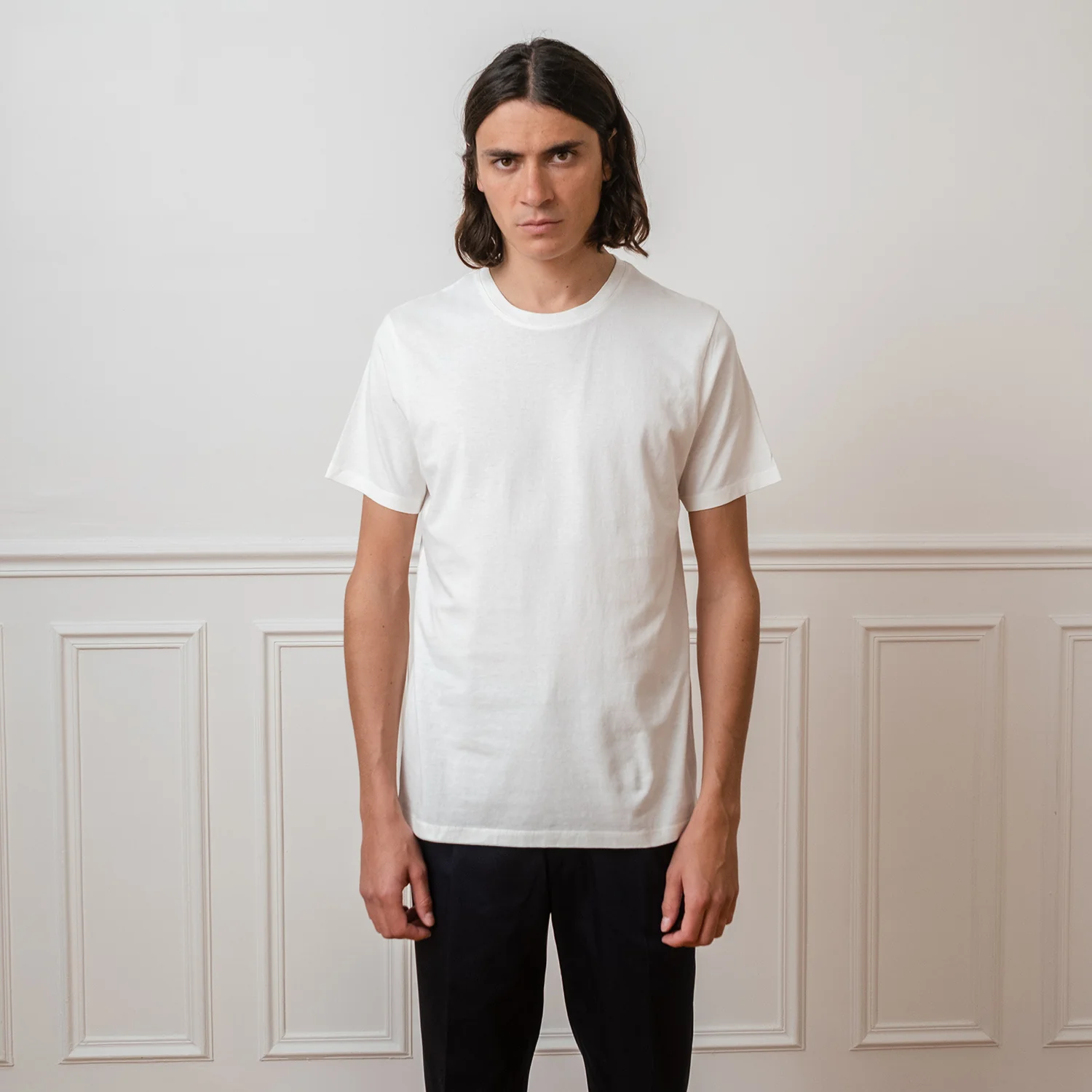 White organic cotton T-shirt