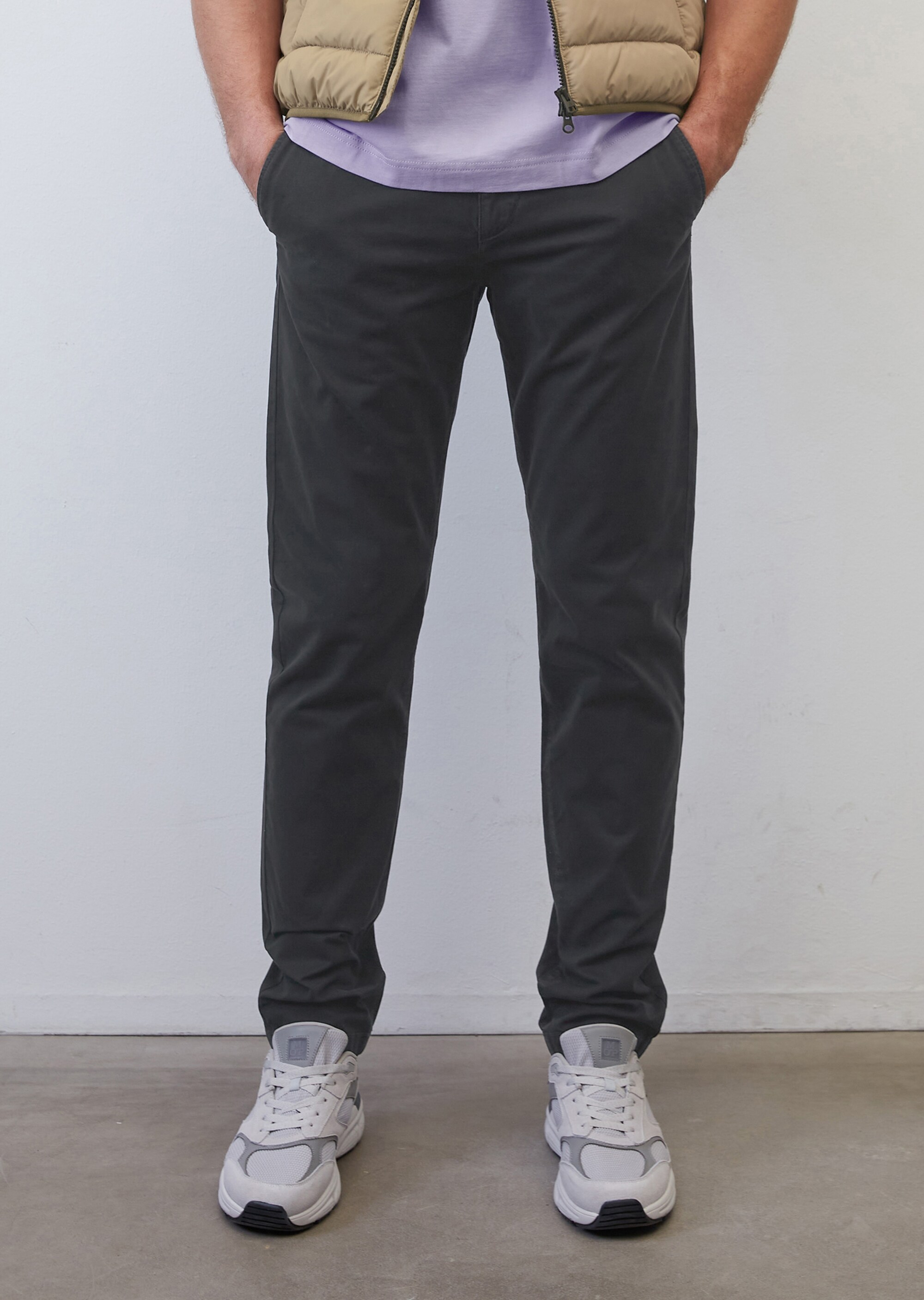 Chino - Modell OSBY jogger tapered aus hochwertigem Bio-Baumwolle-Mix