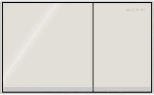 Geberit Omega60 Bedieningsplaat, voor dubbele spoeling, inbouw, hoekig, 115.081.JL.1