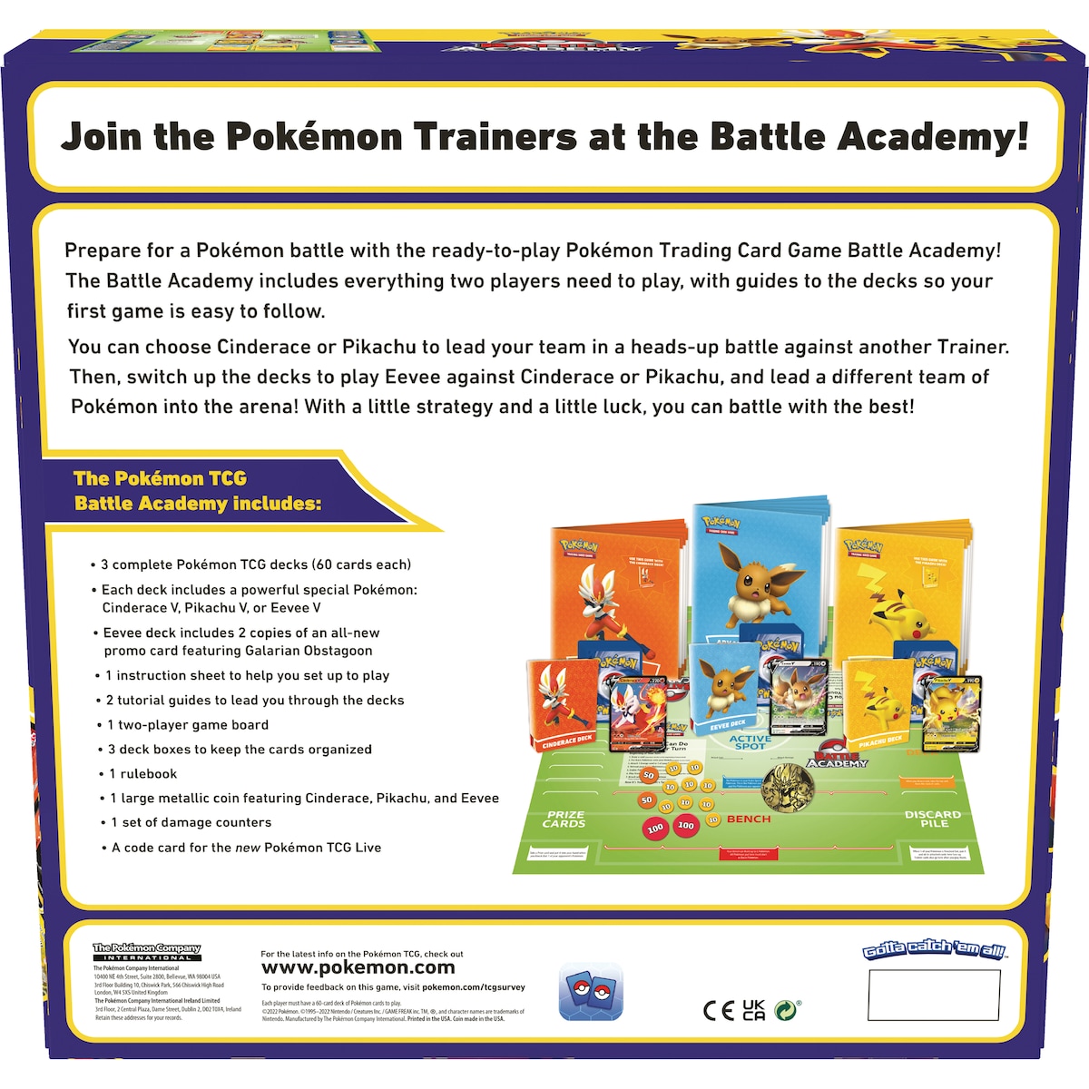 Pokémon brettspill Battle Academy 2022