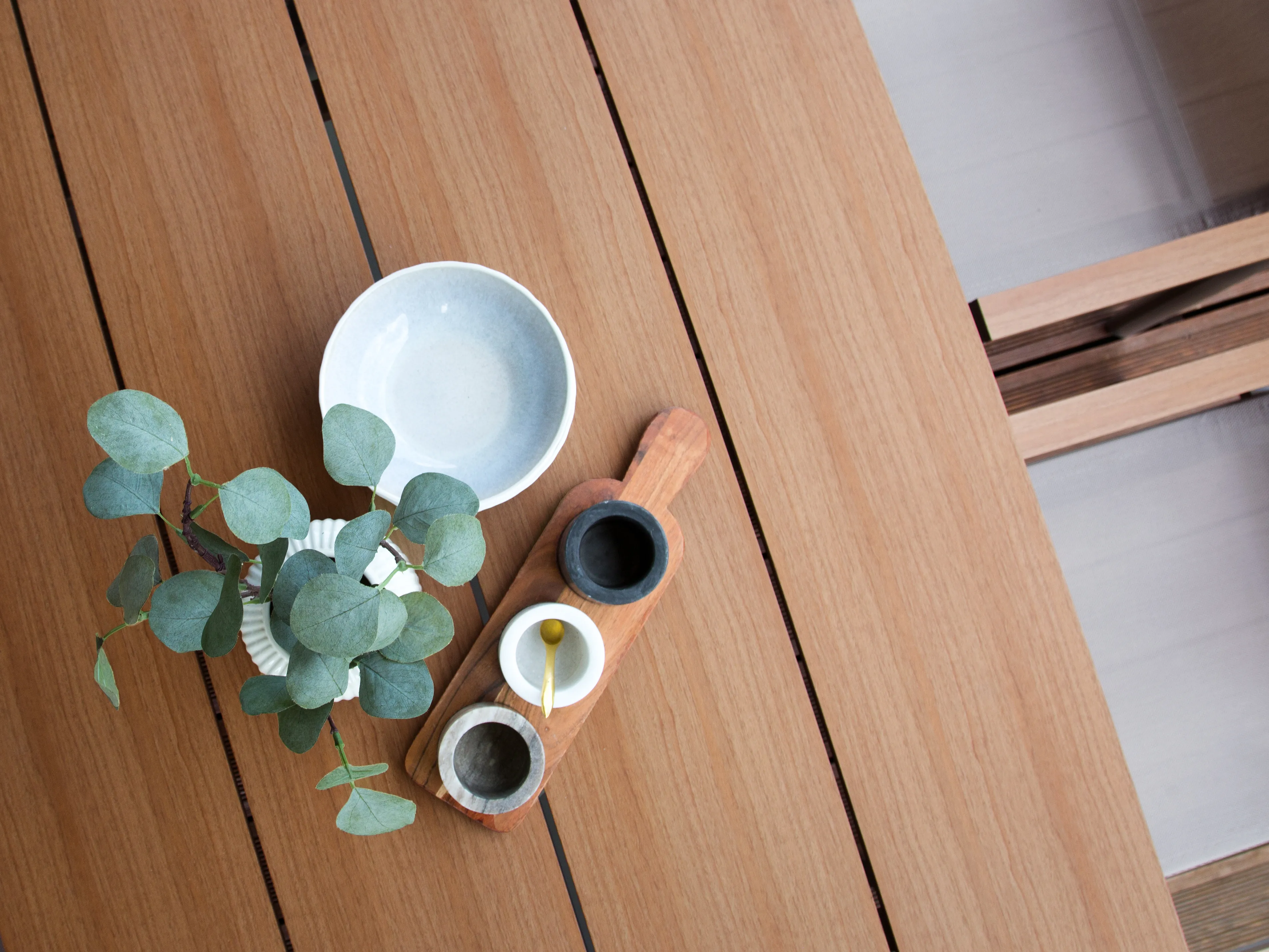 Tuin eettafel TIANO 160 cm 90 cm Metaal Taupe