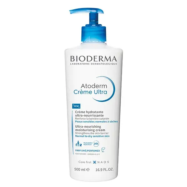 Bioderma Atoderm Crème Ultra-Nourrissante Parfumée Peaux Sèches 500ml