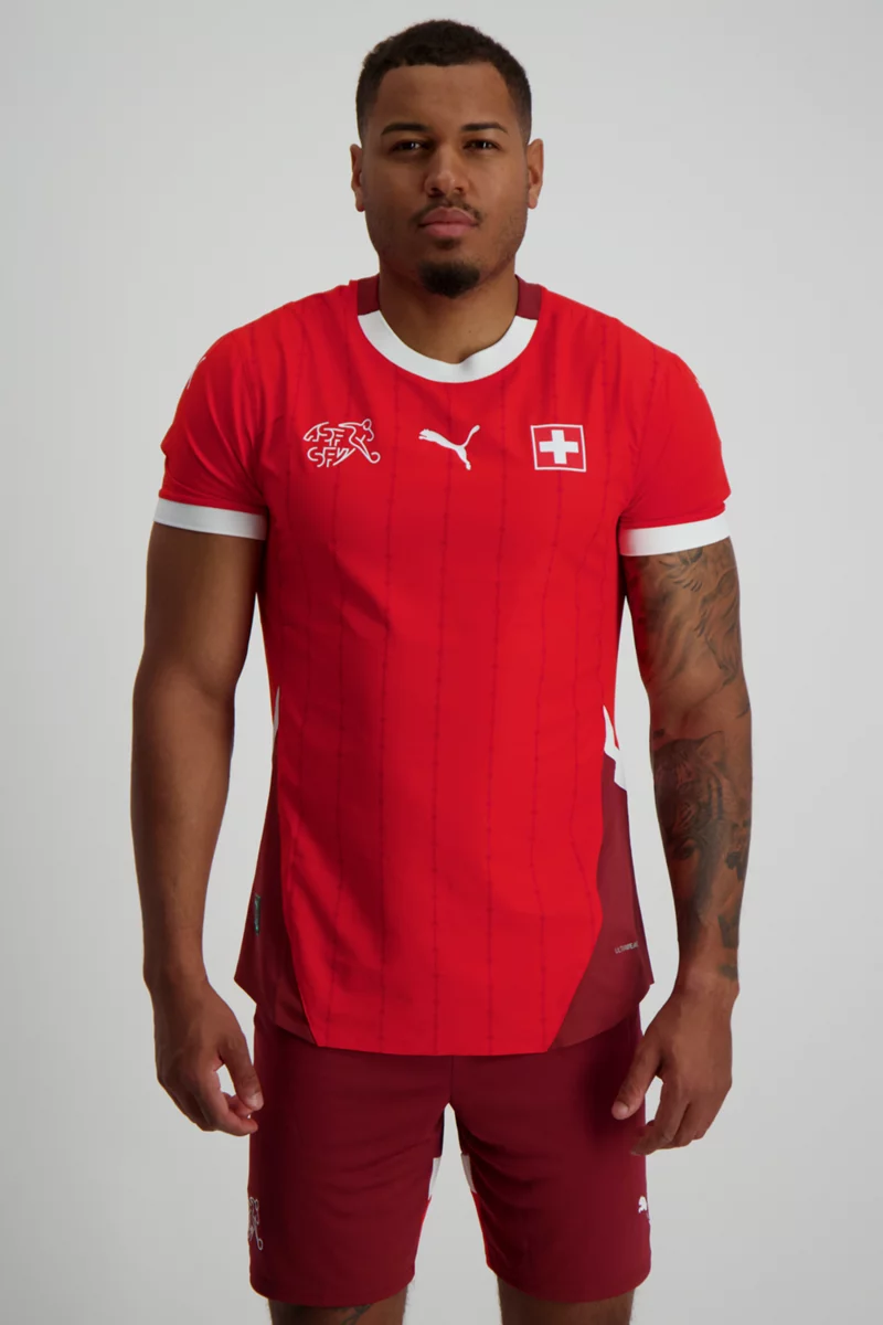 Puma Schweiz Promo Home Herren Fussballtrikot EM 2024