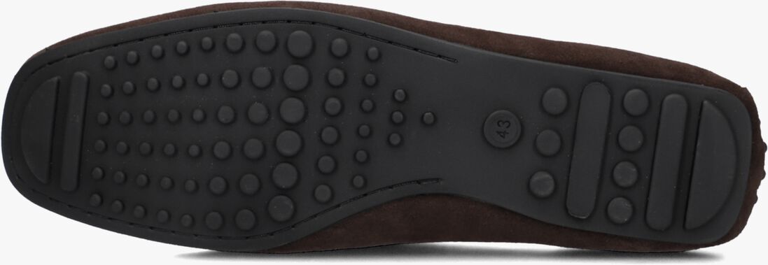 bruine stefano lauran mocassins 2 gesp bio slipper