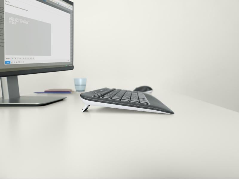 Logitech Tastatur-Maus-Set MK540 Advanced CH-Layout, für Wi Set aus Wireless-Tastatur und -Maus mit bis zu 3 Jahren Batterielaufzeit für PC und Laptop