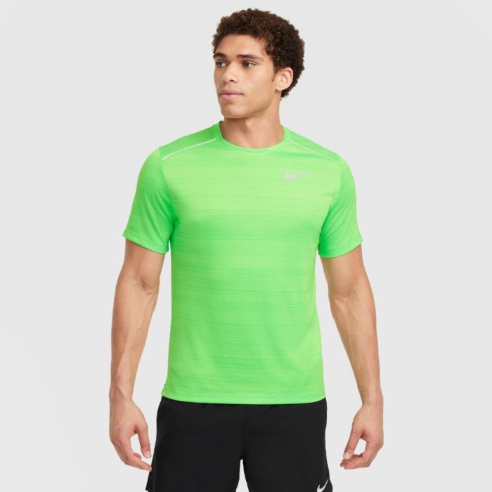 Nike Herre T-shirts Miler SS Tee Grøn