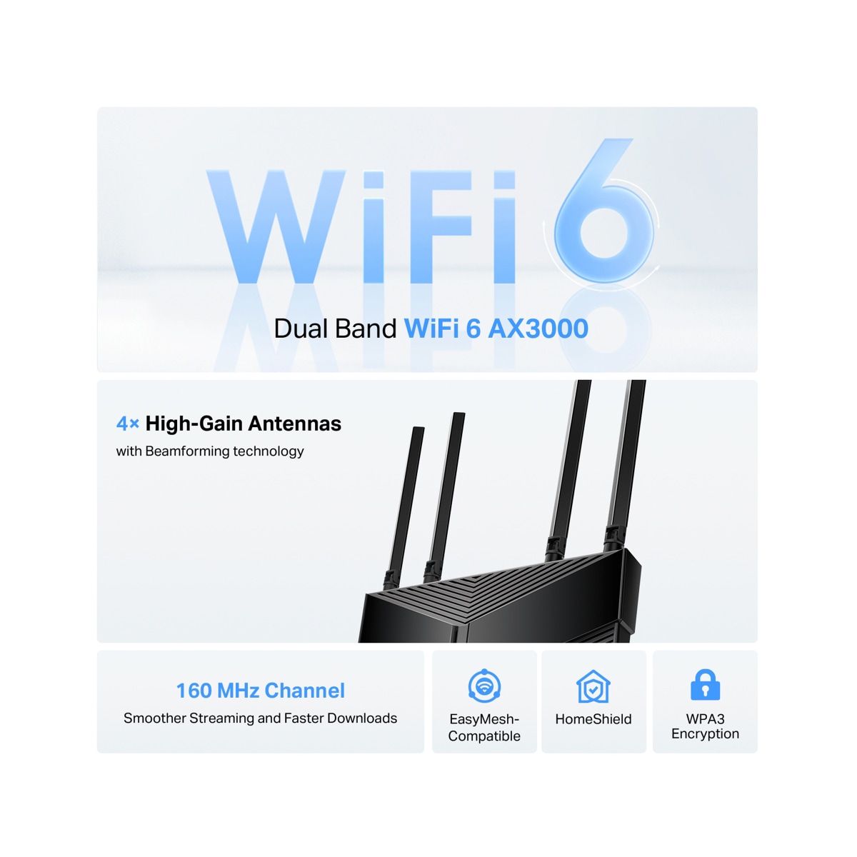 TP-Link Archer AX3000 router AX58