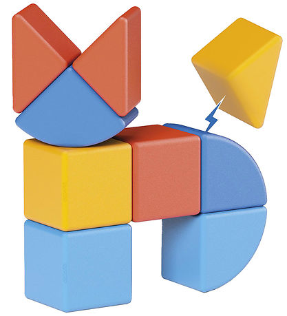 Geomag Magnetset - Magicube Shapes Animal Recycled - 9 Teile