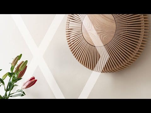 Umage Clava Up Wood Large houten wandlamp naturel - Ã 49 cm