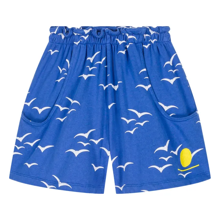 We Are Kids Short Matteo Oiseau Coton Bio | Bleu