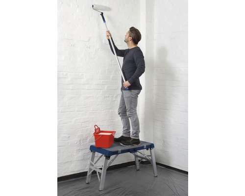 Industriële 4-in-1 werkbank, 945 x 545 x 145 mm, blauw