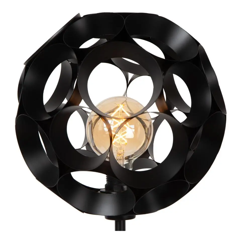 Lucide HANNELORE Vloerlamp - Zwart