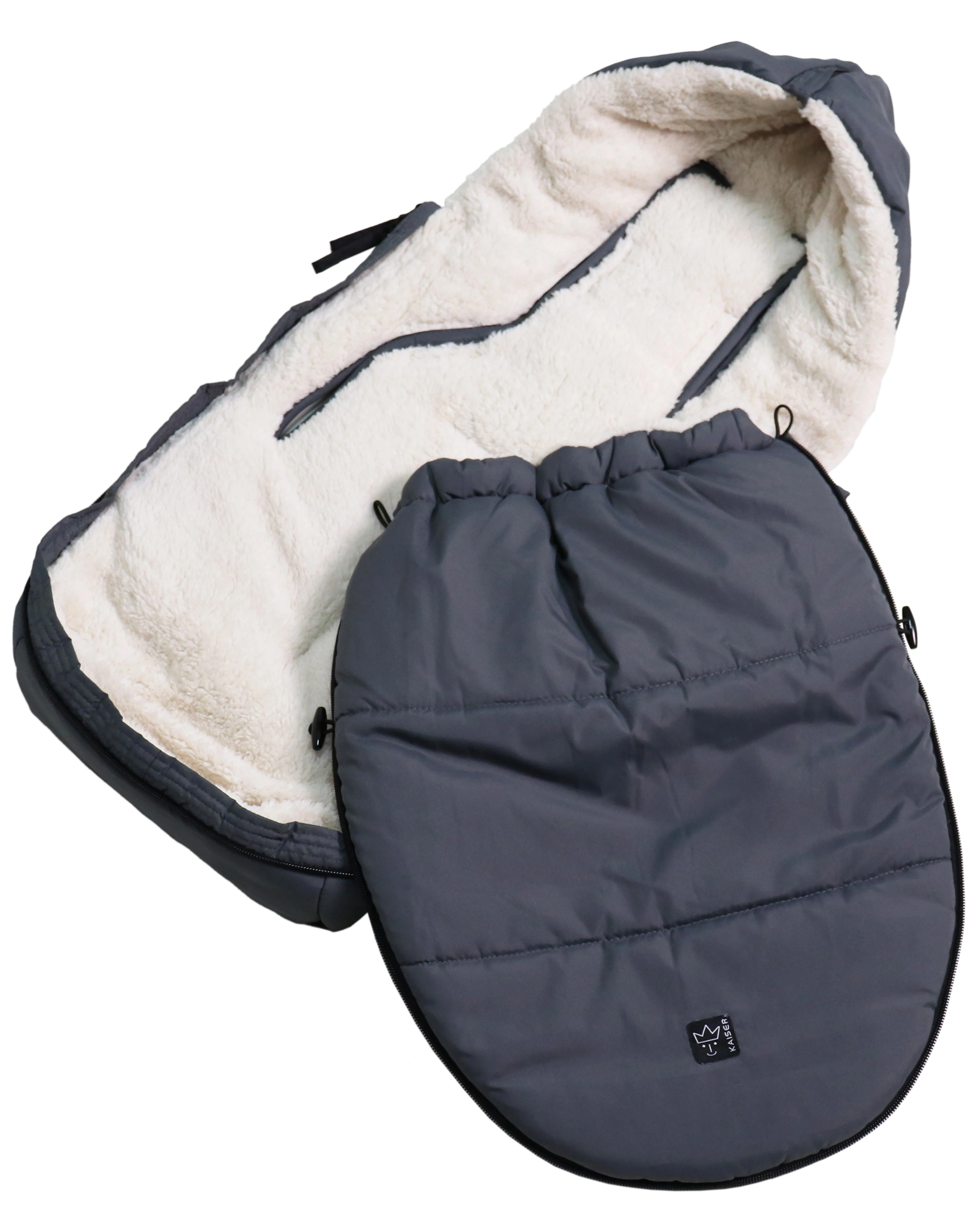 Babyschalen-Fußsack HOODY 2.0 in anthracite