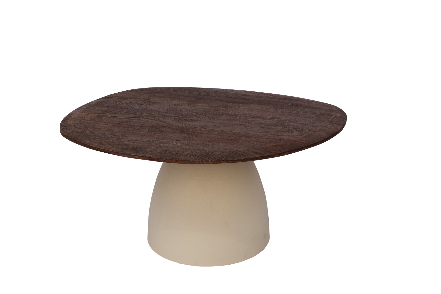 Paddestoel Organic salontafel 86cm Hout