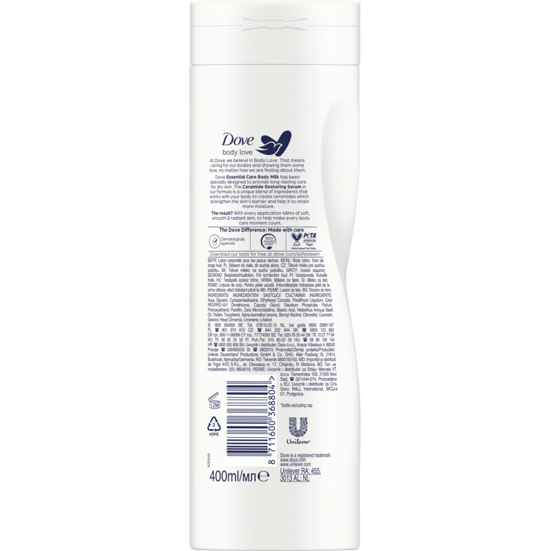 Dove Body lotion essential care
