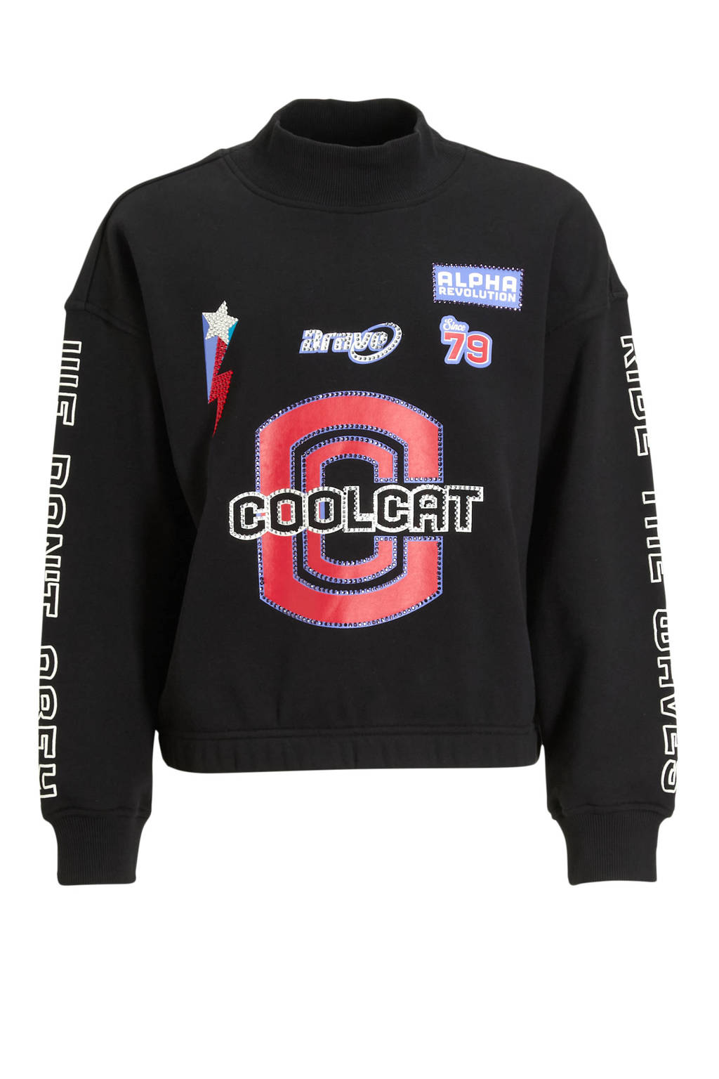 Coolcat Sweater Tjinta metDiamond Racer Logo Print