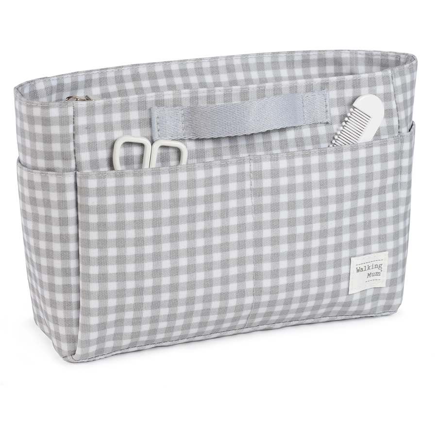 Walking Mum Wickelorganizer I Love Vichy grau