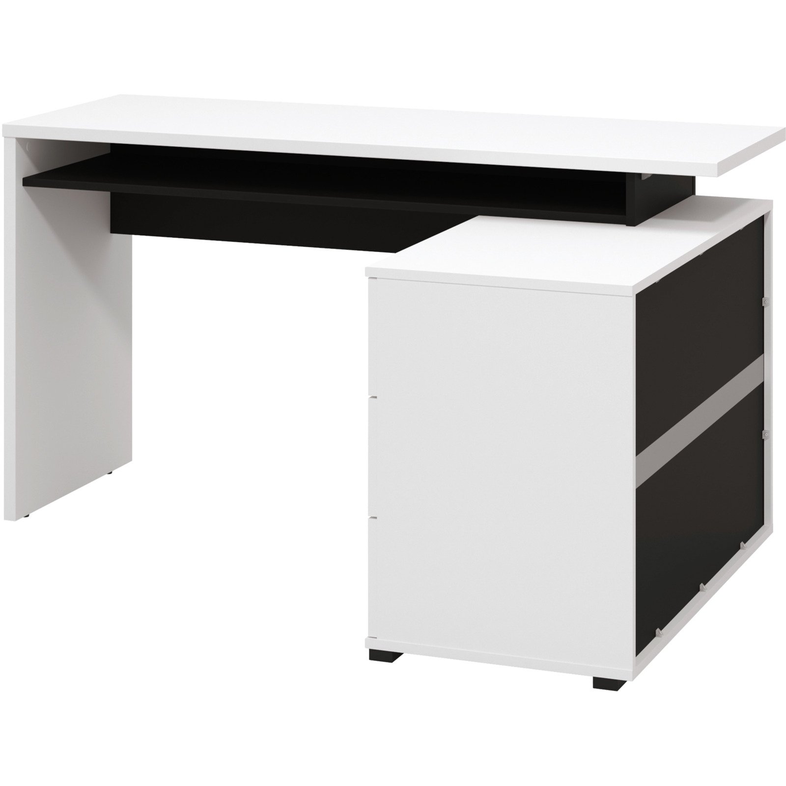 Schreibtisch Arhimed Dekor weiss 137,5 x 75 x 101,5 cm