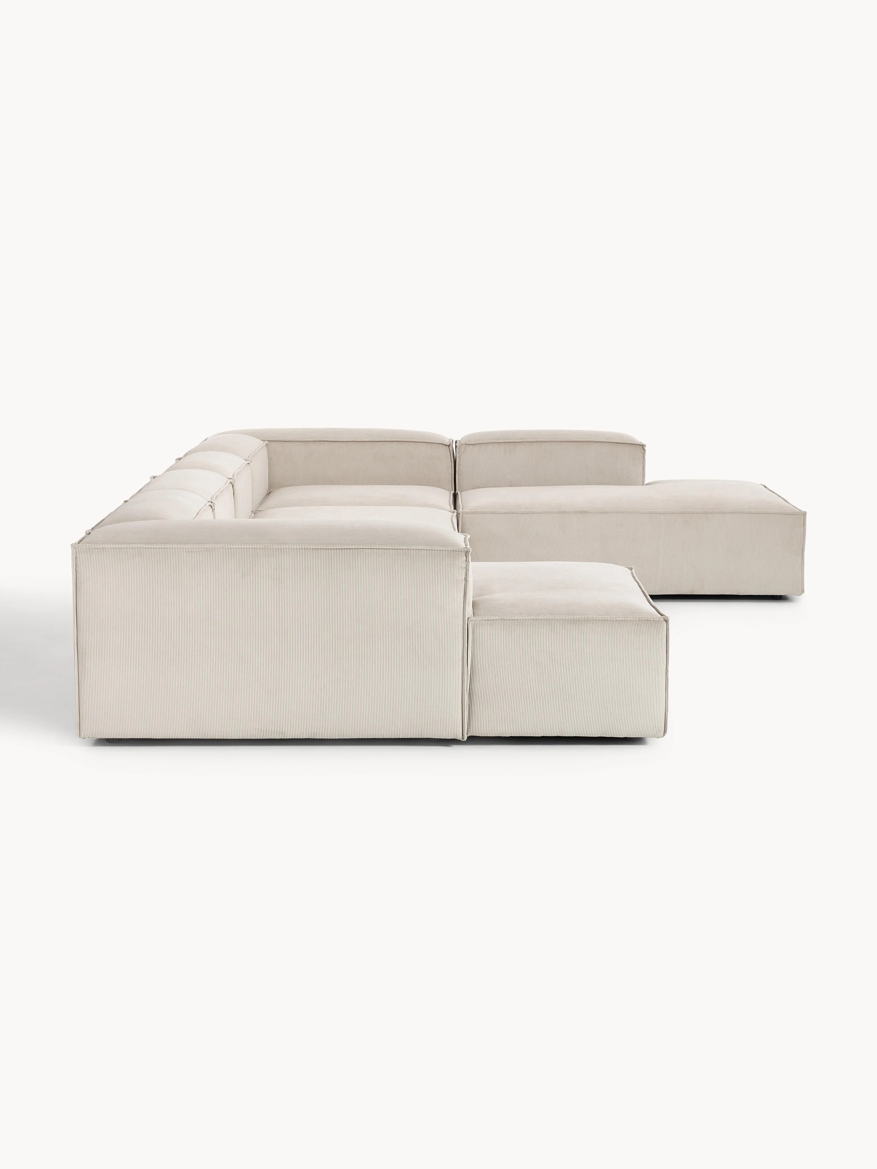 Modulaire U-bank Lennon van corduroy