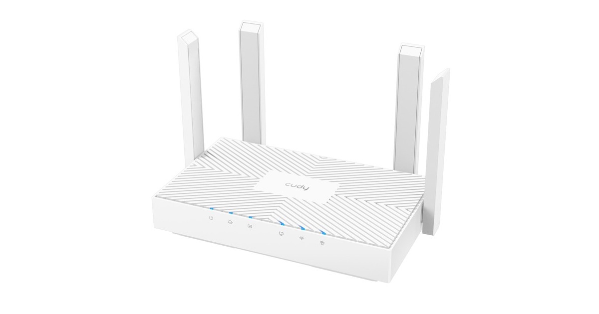 CudyAC1200 Gigabit Wi-Fi Router  (Wit, Cudy app)