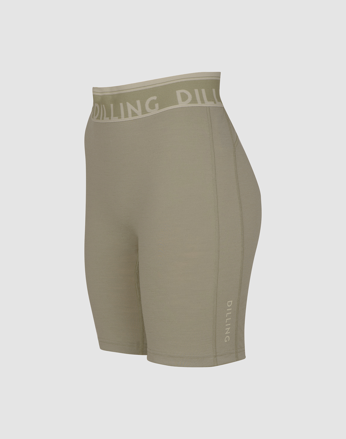 Shorts van merinowol voor dames in Zeemist