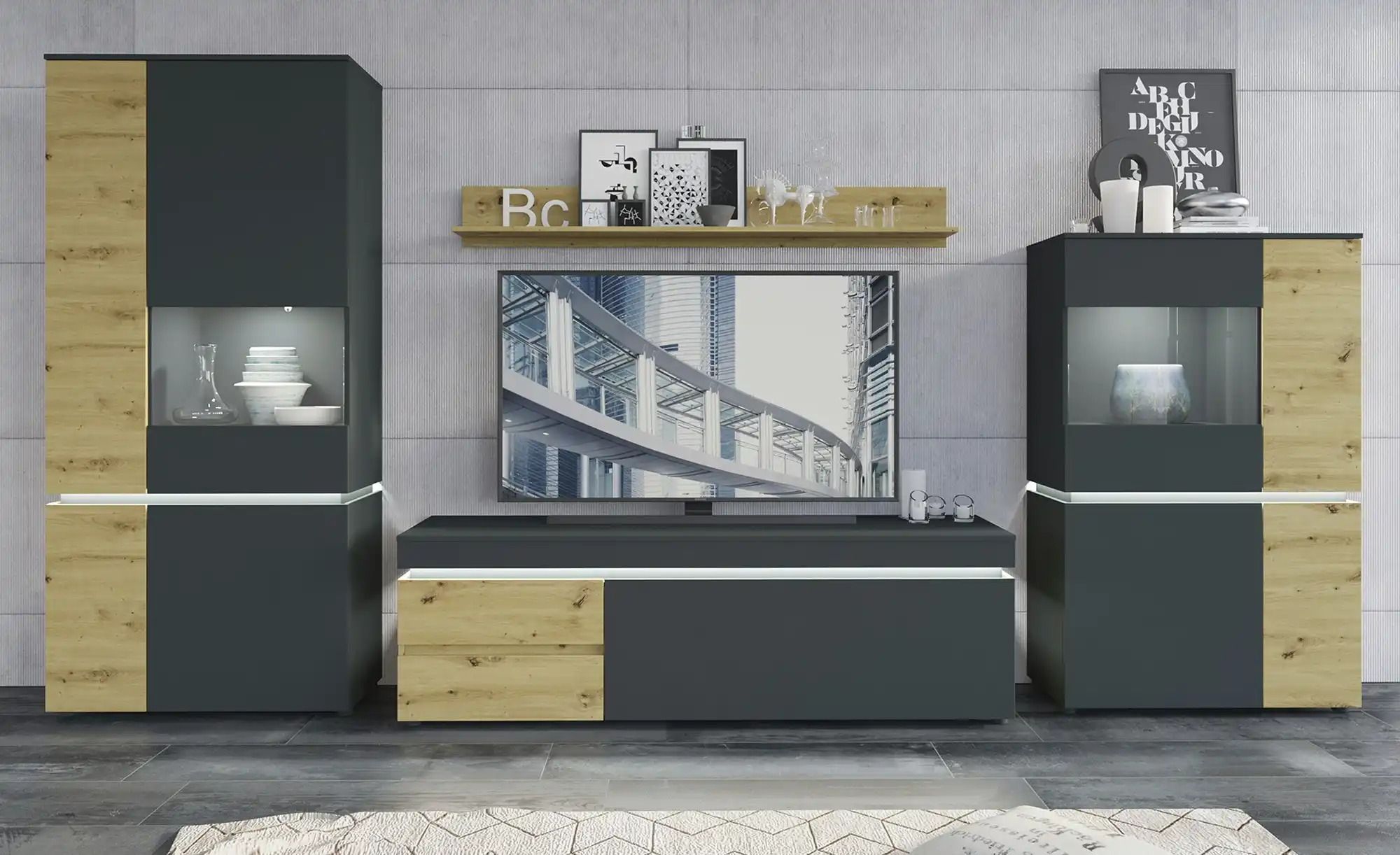 Vitrine Soft-Close Luci