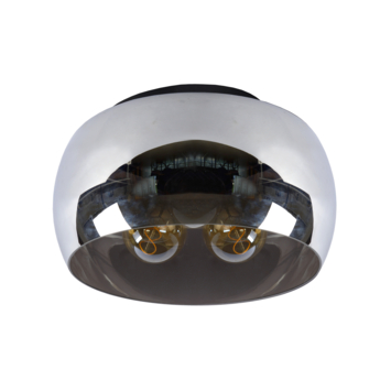Lucide OLIVIA plafonnière Ø 40 cm Fumé