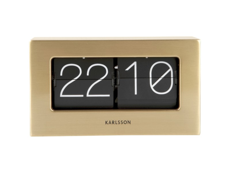 Wall/Table Clock Boxed Flip KA5620BK Black