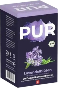 PUR Lavendelblüten Tee Beutel, 20 Stück