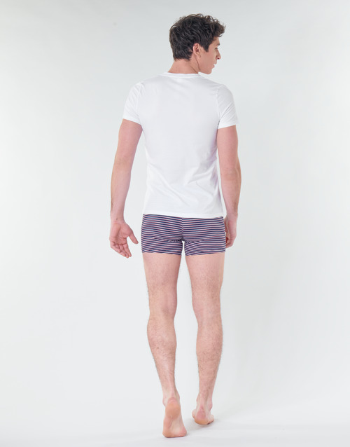 Hom - SUP' COTTON TSHIRT COL V PROFOND - Blanc