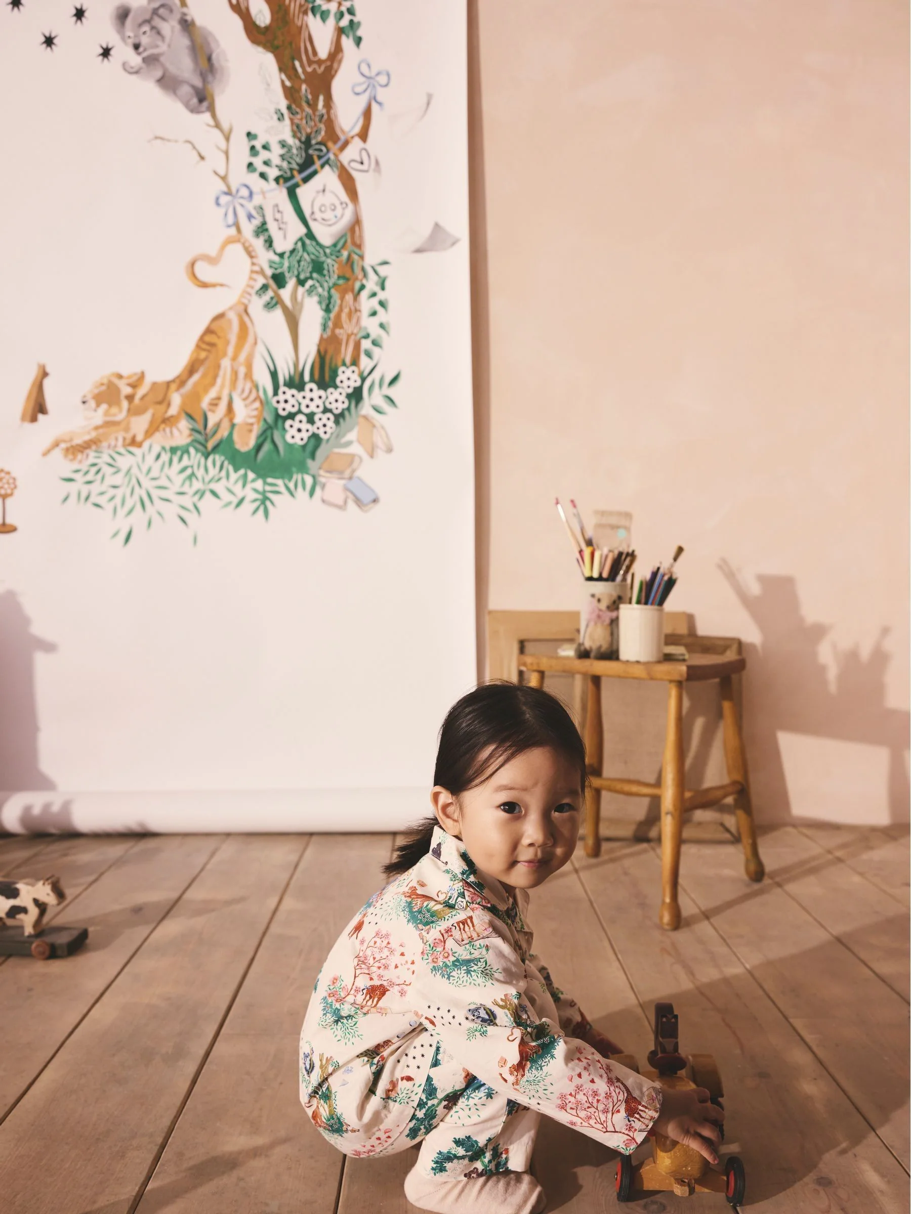 Crème - Cath Kidston Great Ormond Street Button Through Pyjamas